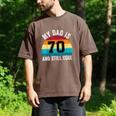 My Dad Is 70 And Still Cool 70th Retro Birthday Dad Daddy Men's Comfort Colors T-Shirt Espresso