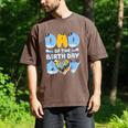 Dad Of The Birthday Boy Blue Dog Family Matching Men's Comfort Colors T-Shirt Espresso