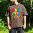 Dad Of The Birthday Boy Building Block Birthday Men's Comfort Colors T-Shirt Espresso