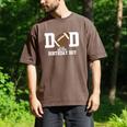 Dad Of The Birthday Boy Football Lover First Birthday Party Men's Comfort Colors T-Shirt Espresso