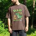 Dad Of The Birthday Boy T Rex Dinosaur Family Party Men's Comfort Colors T-Shirt Espresso