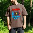 Dad Of The Birthday Boy Video Games Theme Bday Matching Men's Comfort Colors T-Shirt Espresso
