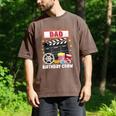 Dad Birthday Crew Movie Night Theme Matching Party Men's Comfort Colors T-Shirt Espresso