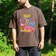 Dad Of The Birthday Girl Candyland Colorful Lollipop Party Men's Comfort Colors T-Shirt Espresso