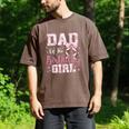 Dad Of The Birthday Girl Pink Bow Flower Birthday Girl Men's Comfort Colors T-Shirt Espresso
