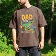 Dad Of The Birthday Party Outfit Dinosaur Squad Daddy Men's Comfort Colors T-Shirt Espresso