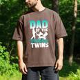 Dad Of The Birthday Twins Celebrate Cute Twin Father Daddy Men's Comfort Colors T-Shirt Espresso