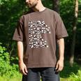 Dad Dada Daddy Bruh Papa Cow Daddy Love Cows Dad Cow Print Men's Comfort Colors T-Shirt Espresso