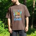 Dad Daddy Jump Squad Birthday Boy Trampoline Jumper Bday Men's Comfort Colors T-Shirt Espresso
