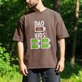 Dad Of Four Low Battery Father Of 4 Kids Dad Men's Comfort Colors T-Shirt Espresso