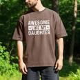 Dad Idea Awesome Like My Daughter Men's Comfort Colors T-Shirt Espresso