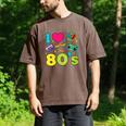 Dad I Love The 80's Retro 80s Nostalgia For Dad Men's Comfort Colors T-Shirt Espresso