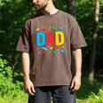 Dad Master Builder Building Bricks Blocks Family Fathers Day Men's Comfort Colors T-Shirt Espresso