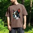 Dad Mom Cool Dog Sunglasses Boston Terrier Men's Comfort Colors T-Shirt Espresso