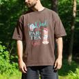 Dad Of The Par-Tea Girl Floral Tea Party Birthday Family Men's Comfort Colors T-Shirt Espresso
