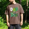 Dad Of The Three Rex Birthday Dinosaur Family Matching Men's Comfort Colors T-Shirt Espresso