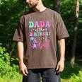 Dada Of The Birthday For Girl Dinosaur T-Rex Party Family Men's Comfort Colors T-Shirt Espresso