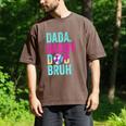 Dada Daddy Dad Bruh Baseball Drip Ice Cream Dad Bruh Men's Comfort Colors T-Shirt Espresso