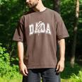 Dada Lightning Bolt Checkered Varsity Dad Men Father's Day Men's Comfort Colors T-Shirt Espresso