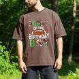 Daddy Of The Birthday Boy Game Day Football Men's Comfort Colors T-Shirt Espresso