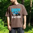 Daddy Is My Hero Police Toddler Police Officer Cop Boys Kids Men's Comfort Colors T-Shirt Espresso