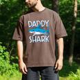 Daddy Shark T Shirt Fathers Day Family Matching Dad Men's Comfort Colors T-Shirt Espresso