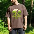 Daddysaurus Rex 2 Kids Sunset Tshirt For Fathers Day Men's Comfort Colors T-Shirt Espresso