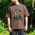 Daddysaurus T Rex Dinosaur Daddy Saurus Family Matching Dad Men's Comfort Colors T-Shirt Espresso