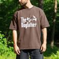 The Dogfather Dog Dad Dog Lover Men's Comfort Colors T-Shirt Espresso