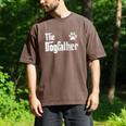 The Dogfather For Dog Dad For Men Men's Comfort Colors T-Shirt Espresso