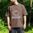 Easily Distracted By Dogs And Books Reading Men's Comfort Colors T-Shirt Espresso