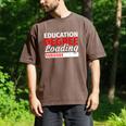 Education Major Shirts Teaching Degree Loading Graduation Men's Comfort Colors T-Shirt Espresso