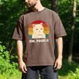 Ew People Introvert Cat Lover Crazy Colorful Cat Lady Men's Comfort Colors T-Shirt Espresso