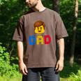 Family Dad Master Builder Building Bricks Blocks Fathers Day Men's Comfort Colors T-Shirt Espresso