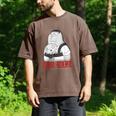 Family Guy Peter Stewie Dad Life Distressed Big Chest Logo Men's Comfort Colors T-Shirt Espresso