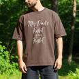 Father's Cancer Support Team My Dad's Fight Is My Fight Men's Comfort Colors T-Shirt Espresso