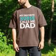 My Favorite Nurse Calls Me Dad Daughter Hospital Nursing Men's Comfort Colors T-Shirt Espresso