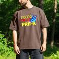 First Day Of School Shirt Peace Out Pre-K Graduation Kids So Men's Comfort Colors T-Shirt Espresso