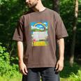 Frutiger Aero Aesthetic Rainbow Glitch Art Premium Tri-Blend Men's Comfort Colors T-Shirt Espresso
