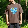 Frutiger Aero Metro Abstract Maximalism 2000s Nostalgia Premium Tri-Blend Men's Comfort Colors T-Shirt Espresso