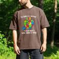 Fun Heart Puzzle Shirts Dad Autism Awareness Family Support Men's Comfort Colors T-Shirt Espresso