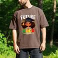 Future HBCU Grad Afro Girl College Graduation Kids Men's Comfort Colors T-Shirt Espresso