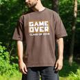 Game Over Class Of 2018 Graduation Shirt Men's Comfort Colors T-Shirt Espresso