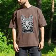 Glitch Weird Cat Kitten Optical Illusion Cat Mom Dad Men's Comfort Colors T-Shirt Espresso