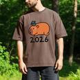 Grad Class Of 2026 Capybara Graduation Graduated Kids Men's Comfort Colors T-Shirt Espresso