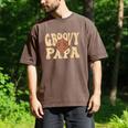 Groovy Papa 70s Aesthetic Nostalgia 1970's Retro Dad Men's Comfort Colors T-Shirt Espresso