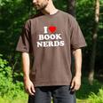 I Heart Book Nerds Book Readers Cute Men's Comfort Colors T-Shirt Espresso