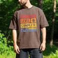 High School Level Complete Class Of 2024 Senior Graduation Men's Comfort Colors T-Shirt Espresso