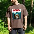 Humorous Paws Parody Cat Mouse For Cat Lover Cat Mom Cat Dad Men's Comfort Colors T-Shirt Espresso