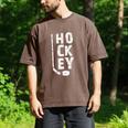 Ice Hockey Player Hockey Son Hockey Dad Men's Comfort Colors T-Shirt Espresso